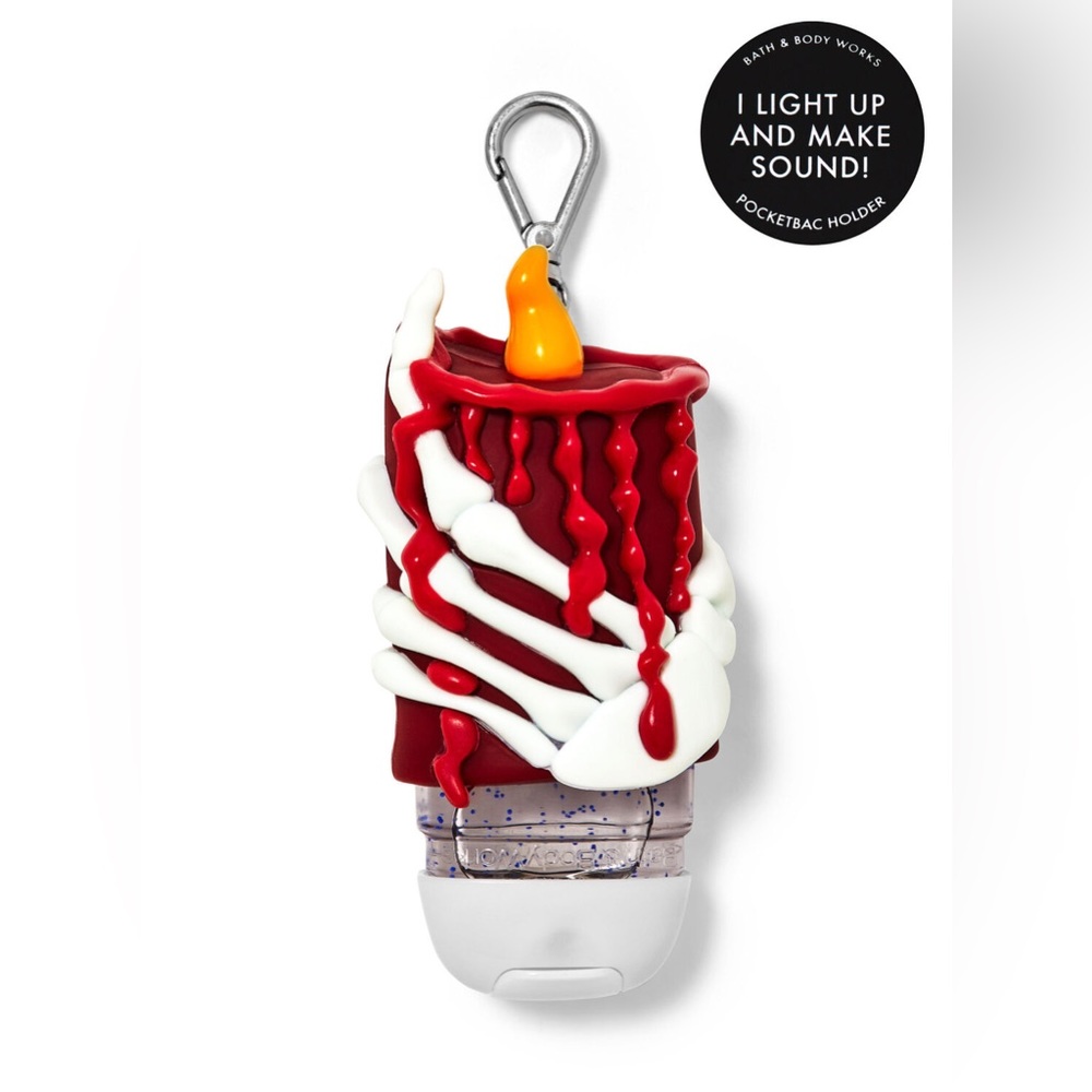 BATH AND BODY WORKS HALLOWEEN 2023 - Noise Making LED candle Pocketbac Holder